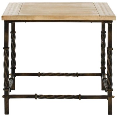 Adelaine Twist Design Accent Table Brown - Treasure Trove Accents : Target