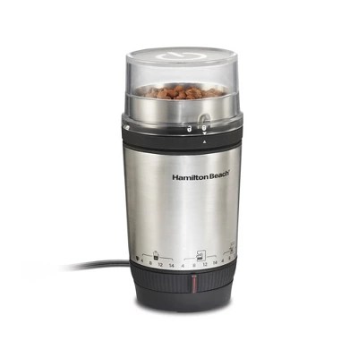 Hamilton Beach Ss Custom Grind Coffee Grinder 80406: 12 Settings