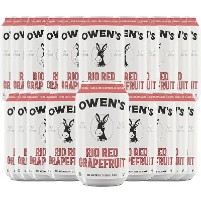 Owen’s Craft Mixers Rio Red Grapefruit 20 Pack Handcrafted In The Usa