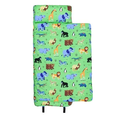 Wildkin Kids Original Cotton Blend Nap Mat With Pillow For Toddler And