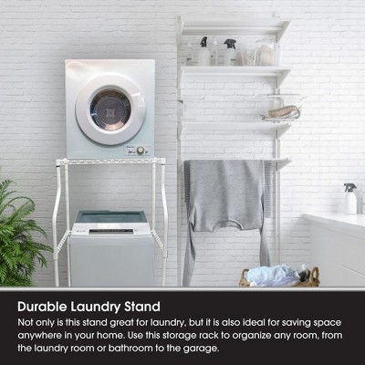 Magic Chef Compact Adjustable Powder Coat Metal Washer Dryer Machine