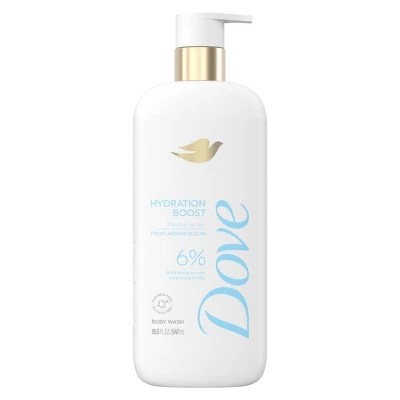 Dove Deep Moisture Body Wash Nourishes the Driest Skin 24hr Lotion-Soft