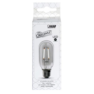 Feit Electric T14 E26 (medium) Led Bulb Soft White 40 Watt Equivalence