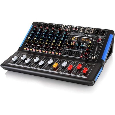 Professional Audio Mixer for Streaming with Multiple Inputs, USB