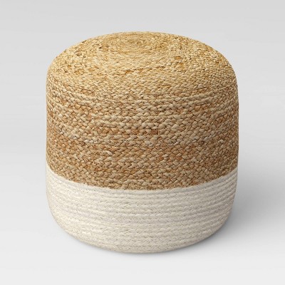 Jada Woven Pouf White Opalhouse™ Target