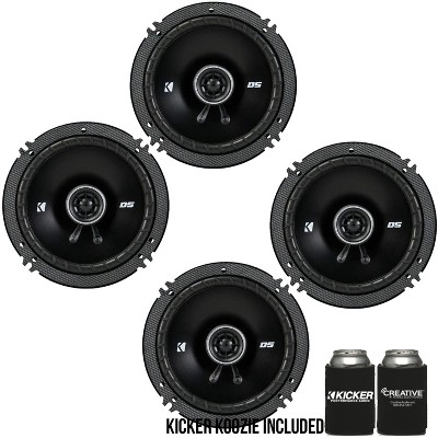 Kicker Dsc650 6.5-inch (160-165mm) Coaxial Speakers, 4-ohm Bundle : Target