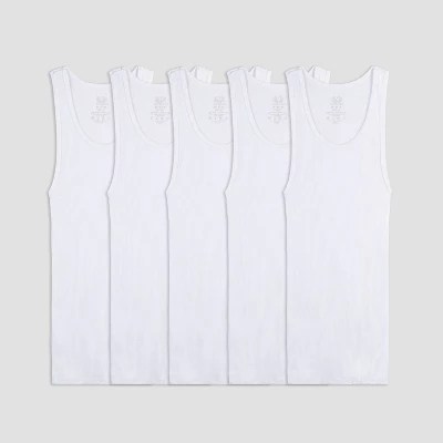 Fruit Of The Loom Boys' 5pk Aundershirt White Target