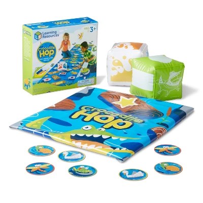 Learning Resources Crocodile Hop Floor Game Ages 3+ Indoor Games For