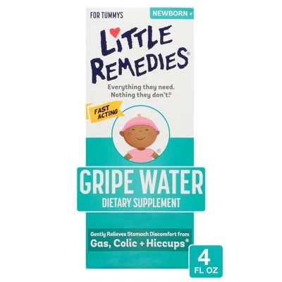 Gripe Water Vs. Gas Drops: Which Is Best For My Child? Little Remedies Gripe Water For Gas Colic Or Hiccups - 4 Fl Oz : Target