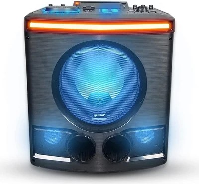 Gemini Party Caster Mini Karaoke System With Handheld Wireless