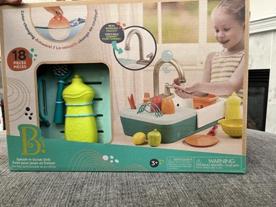 B. Toys Kitchen Sink Play Set - Splash-n-scrub Sink : Target