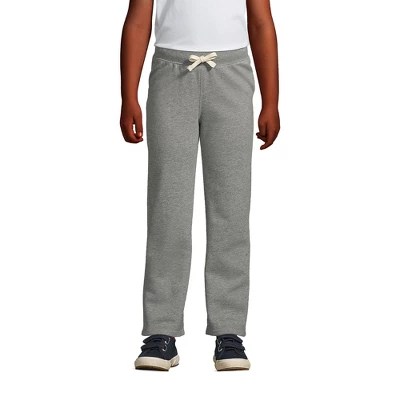 Lands' End School Uniform Kids Sweatpants Xlarge Pewter Heather