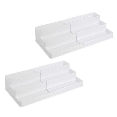 Mdesign Expandable Kitchen Pantry Organizer/spice Rack, 2 Pack