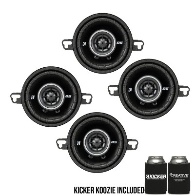 Kicker Dsc650 6.5-inch (160-165mm) Coaxial Speakers, 4-ohm Bundle : Target