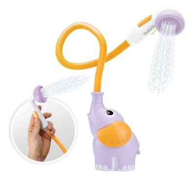 Yookidoo Elephant Baby Shower Bath Toy Purple Target