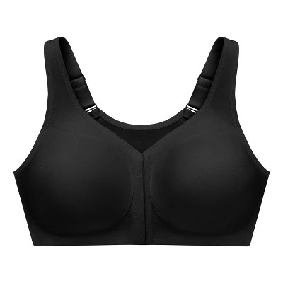 Glamorise Womens Magiclift Frontclosure Posture Back Wirefree Bra 1265