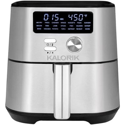 Kalorik Maxx Digital Air Fryer 32oz 7-in-1 Oilless Fryer With 7 Cooking