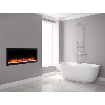 Buy SimpliFire Allusion Platinum 60in Wall Mount Electric Fireplace