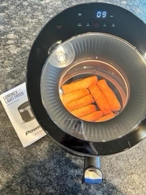 Powerxl Luminex 360 Supercharged Hot Air Fryer, Skylight Window, Fast