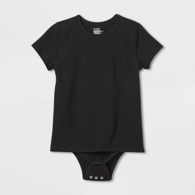 Kids' Adaptive Short Sleeve Bodysuit With Abdominal Access Cat & Jack