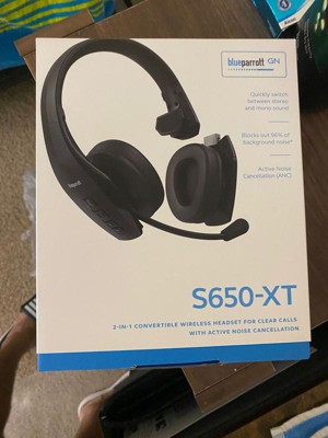 Blueparrott S650-xt Wireless Bluetooth Noise Cancelling Headset, 36hrs