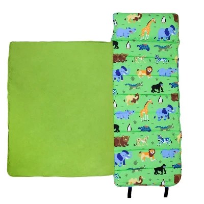 Wildkin Kids Original Cotton Blend Nap Mat With Pillow For Toddler And