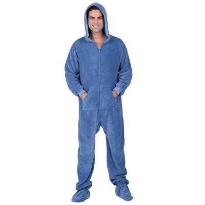 Footed Pajamas Under The Sea Adult Hoodie Chenille Onesie Adult