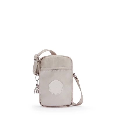 Kipling Tally Metallic Crossbody Phone Bag Metallic Glow Target