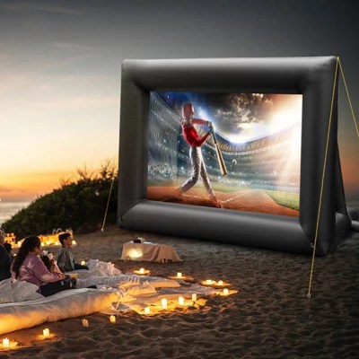 VEVOR Inflatable Movie Screen 24FT Inflatable Projector Screen for