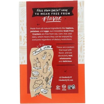 Absolutely Gluten Free Original Crackers Case Of 12/4.4 Oz Target
