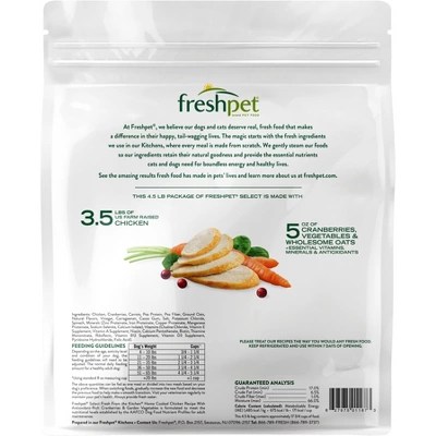 Freshpet Select Fresh From The Kitchen Home Cooked Chicken And