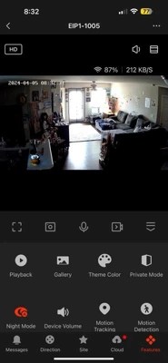 Energizer Smart 1080p Pan And Tilt Indoor Camera Black: Wireless