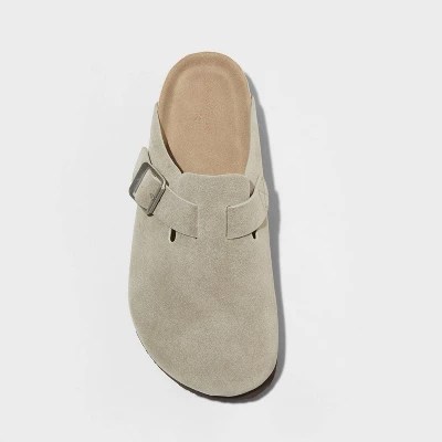 Women's Betsy Clog Mule Flats Universal Thread™ Taupe 7 Target