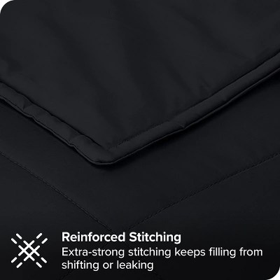 17 Lb 60" X 80" Weighted Blanket Cotton Black By Bare Home Target