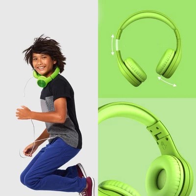 Lilgadgets Connect+ Pro Kids Headphones With Mic And Cord, Shareport