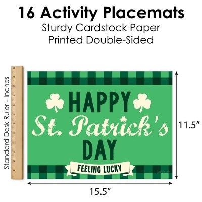 Big Dot Of Happiness St. Patrick's Day Paper Saint Paddy's Day Party