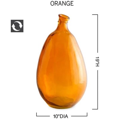 Vivaterra Recycled Tall Glass Balloon Vase, 19" Target