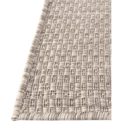 Unique Loom 2' 0 X 8' 0 Runner Indoor/outdoor Solid Beige Runner Rug