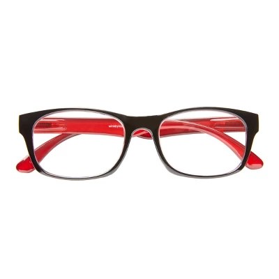 Icu Eyewear Wink Glendale Black/red Reading Glasses Target