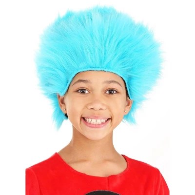 Halloweencostumes.com Dr. Seuss Thing 1 & Thing 2 Plush Costume Wig For