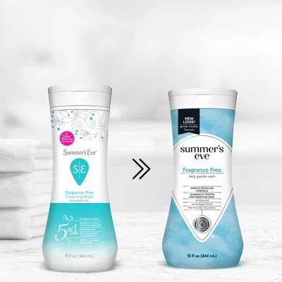 Summer's Eve Fragrance Free Cleansing Wash 15 Fl Oz Target