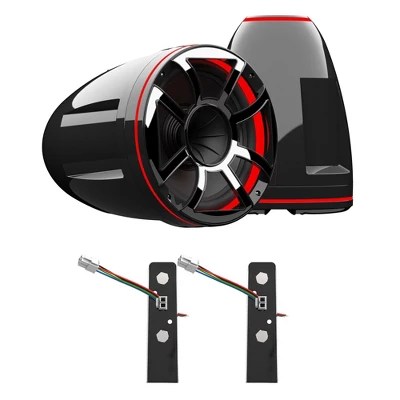 Wet Sounds Rev 12 Hd 12" Horn Loaded Compression Driver Tower Speakers