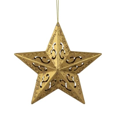 Northlight 5.75" Gold Filigree Star Christmas Ornament Target