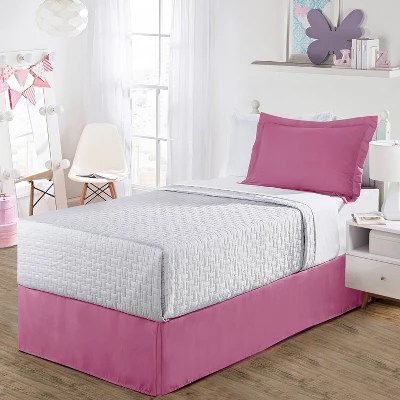 Luxury Hotel Kids Tailored 14" Drop Bed Skirt Target