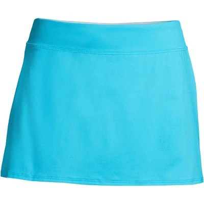 Lands' End Women's Plus Size Chlorine Resistant Tummy Control Swim Skirt Swim Bottoms 24w