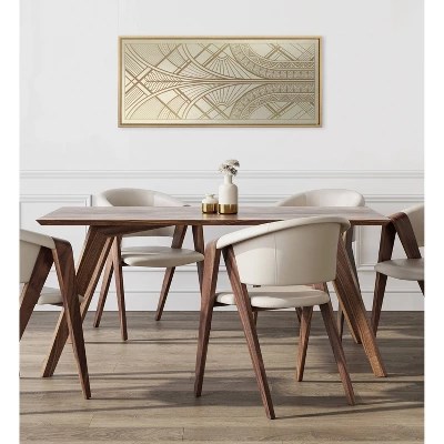 Kate & Laurel All Things Decor 18"x40" Sylvie Retro Art Deco Glam