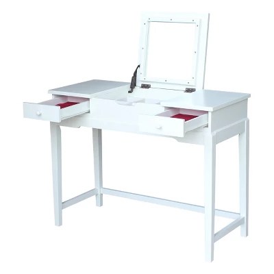 Buy Vanity Table White International Concepts Online at Lowest Price