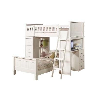 Twin Willoughby Kids' Loft Bed White Acme Furniture Target