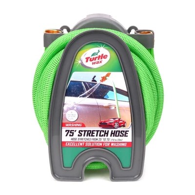 Turtle Wax 75' Expandable Garden Hose: 75 Ft Kink-resistant Stretch