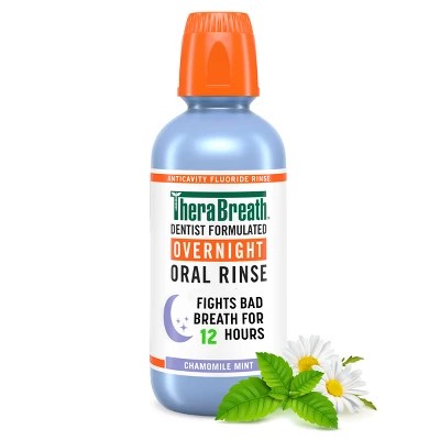 Therabreath Overnight Mouthwash - Chamomile Mint - 16 Fl Oz : Target